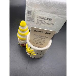 DEMDACO Heartful Home by Tracy Pesche Collection w/ Yellow Stripe Hat Happy Day